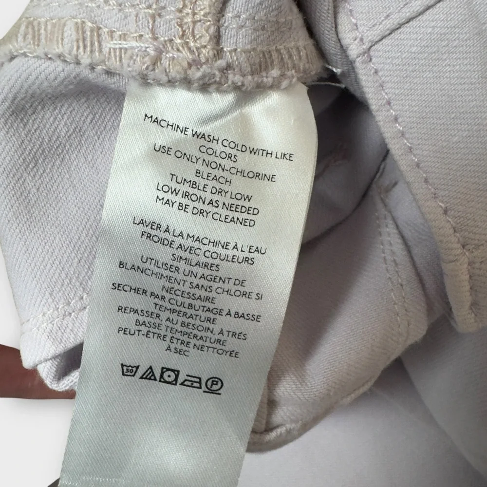 We The Free Jayde Flare Jeans Women 28 Lavender Grey Super High Rise Bell Bottom